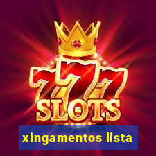 xingamentos lista